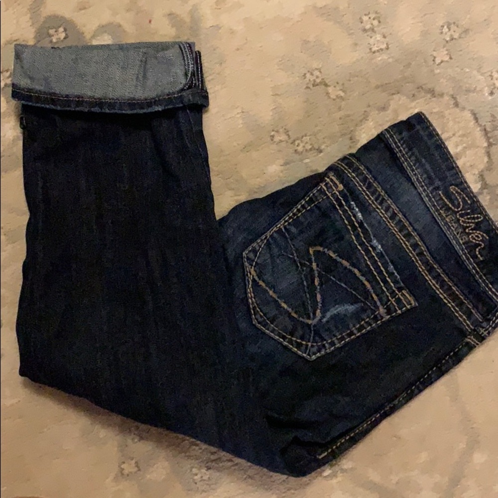 Sliver capris SOLD